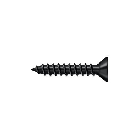 Deltana Wood Screw, Paint Black Steel SCWS910U1B